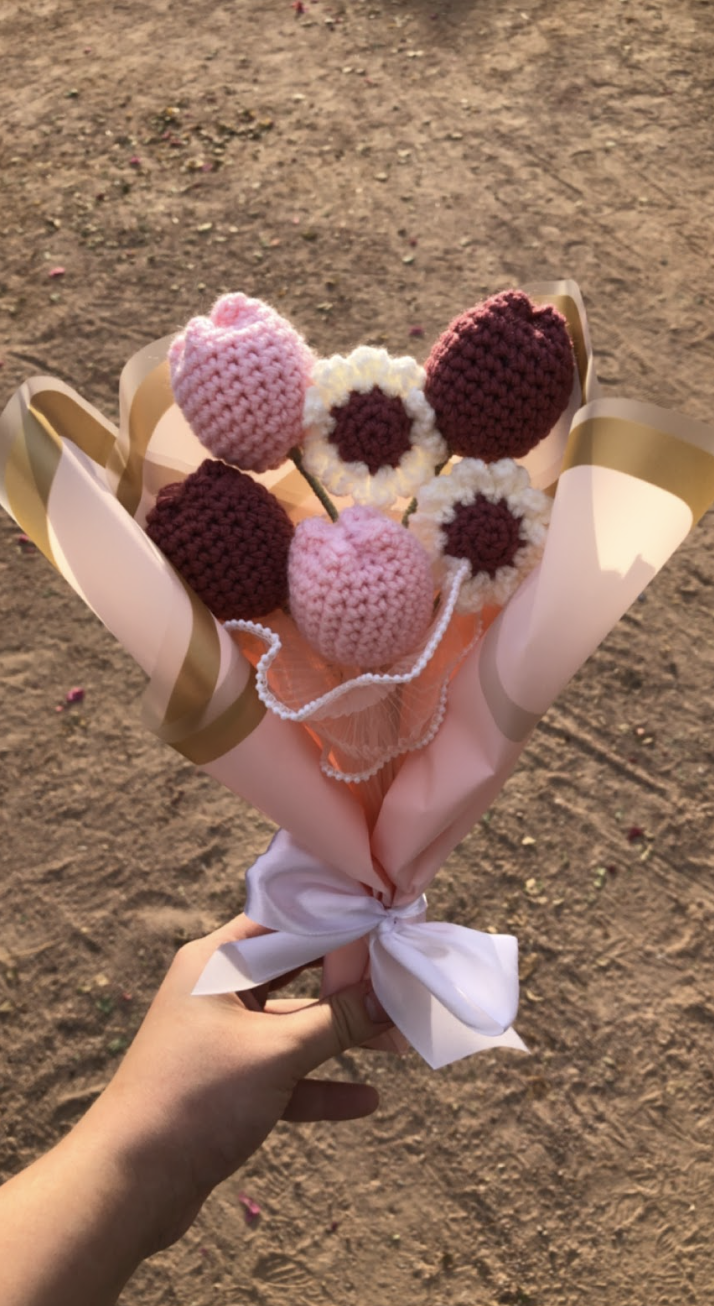Crochet Assorted Flower Bouquet — STUDENT-MADE at ASU®